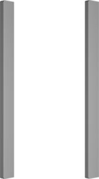 NEFF Z5802GLMY0 - Flex Design Kit, 14 cm, Metallic silver, für eine einzelne ausfahrbare Dunstabzugshaube aus Glas